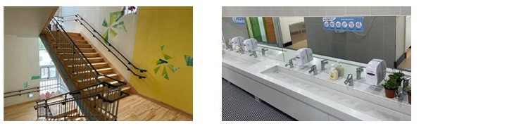 계단 및 화장실